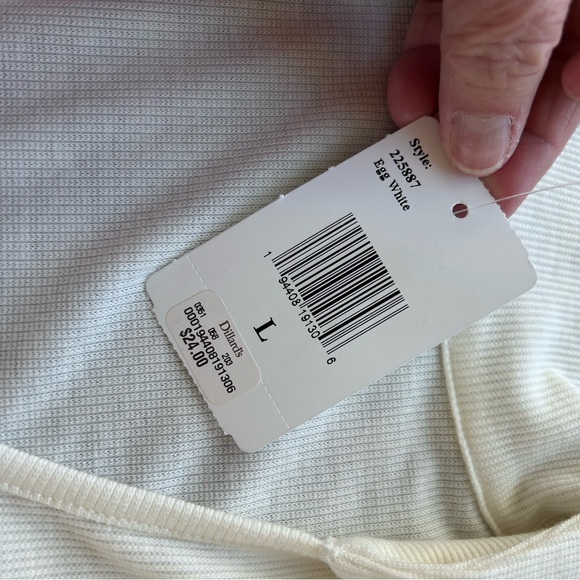 NWT Poof New York cropped short sleeve deep v neck collared shirt. Ribbed. Y2K - Picture 8 of 13